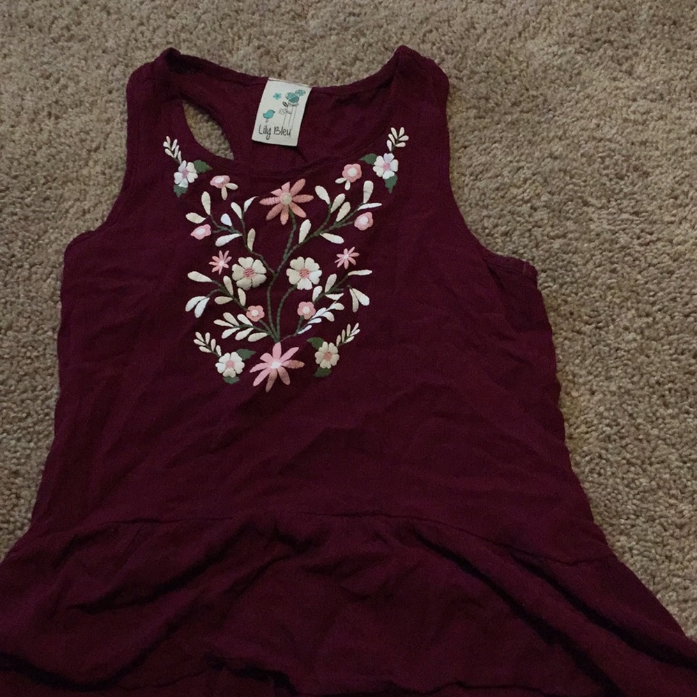 Youth Size 10/12 Flower Shirt